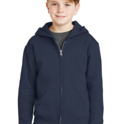Youth NuBlend ® Full Zip Hooded Sweatshirt Thumbnail