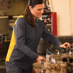 Women's Performance Plus Long Sleeve Shop Shirt with Oilblok Technology Thumbnail