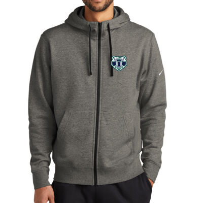 GRIZ - Club Fleece Sleeve Swoosh Full Zip Hoodie Thumbnail