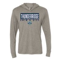 Unisex Triblend Hooded Long Sleeve Pullover T-Shirt Thumbnail